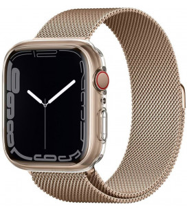 Skaidrus dėklas Apple Watch 4 / 5 / 6 / 7 / SE (44 / 45mm) laikrodžiui "Spigen Liquid Crystal"