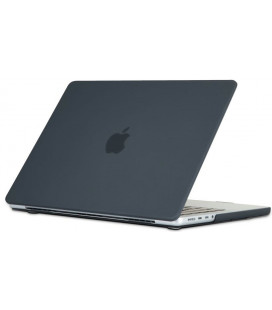 Matinis juodas dėklas Apple MacBook Pro 14 M1 / M2 / M3 / M4 2021-2024 kompiuteriui "Tech-Protect Smartshell"