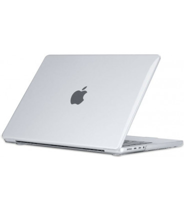 Skaidrus dėklas Apple MacBook Pro14 M1 / M2 / M3 / M4 2021-2024 kompiuteriui "Tech-Protect Smartshell"