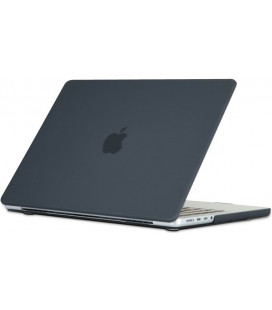 Matinis juodas dėklas Apple MacBook Pro 16 2021-2022 kompiuteriui "Tech-Protect Smartshell"