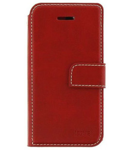 Raudonas atverčiamas dėklas Realme C21Y / C25Y telefonui "Molan Cano Issue"