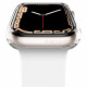 Skaidrus dėklas Apple Watch 4 / 5 / 6 / 7 / 8 / 9 / SE (40 / 41mm) laikrodžiui "Spigen Liquid Crystal"