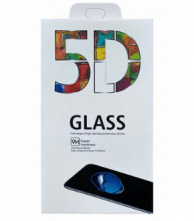 LCD apsauginis stikliukas 5D Full Glue Samsung S21 FE lenktas juodas