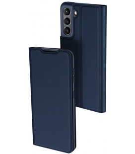 Mėlynas atverčiamas dėklas Samsung Galaxy S21 FE telefonui "Dux Ducis Skin Pro"