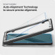 Apsauginis grūdintas stiklas Samsung Galaxy S21 FE telefonui "Spigen AlignMaster Glas tR 2-Pack"
