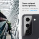 Juoda kameros apsauga Samsung Galaxy S21 FE telefono kamerai apsaugoti "Spigen Optik.TR Camera Protector 2-Pack"