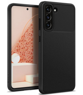 Matinis juodas dėklas Samsung Galaxy S21 FE telefonui "Caseology Vault"