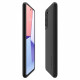 Juodas dėklas Samsung Galaxy S21 FE telefonui "Spigen Thin Fit"