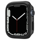 Juodas dėklas Apple Watch 7 / 8 (45mm) laikrodžiui "Spigen Thin Fit"