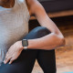 Juodas dėklas Apple Watch 7 / 8 (45mm) laikrodžiui "Spigen Thin Fit"