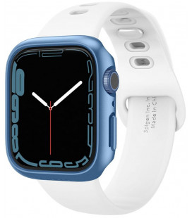 Mėlynas dėklas Apple Watch 7 (45mm) laikrodžiui "Spigen Thin Fit"