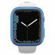 Mėlynas dėklas Apple Watch 7 / 8 (45mm) laikrodžiui "Spigen Thin Fit"