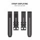 Juoda apyrankė Garmin Fenix 5X / 5X Plus / 6X / 6X Pro / 7X / 8 / 8 Pro / 9 / 9 Pro (51 mm) laikrodžiui "Tech-Protect Smooth"