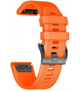 Oranžinė apyrankė Garmin Fenix 3 / 5X / 3HR / 5X PLUS / 6X / 6X PRO / 7X laikrodžiui "Tech-Protect Smooth"