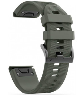 Žalia (Army) apyrankė Garmin Fenix 5 / 6 / 6 PRO / 7 laikrodžiui "Tech-Protect Smooth"
