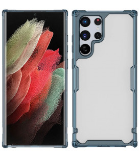 Mėlynas dėklas Samsung Galaxy S22 Ultra telefonui "Nillkin Nature TPU Pro"