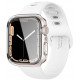 Skaidrus dėklas Apple Watch 7 / 8 / 9 (41mm) laikrodžiui "Spigen Ultra Hybrid V1"