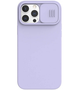 Purpurinis dėklas Apple iPhone 13 Pro Max telefonui "Nillkin CamShield Silky Magnetic Silicone"