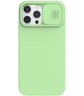 Žalias dėklas Apple iPhone 13 Pro Max telefonui "Nillkin CamShield Silky Silicone"