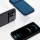 Juodas dėklas Apple iPhone 13 Pro telefonui "Nillkin CamShield Pro Magnetic Hard"