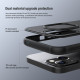 Juodas dėklas Apple iPhone 13 Mini telefonui "Nillkin Super Frosted Pro"