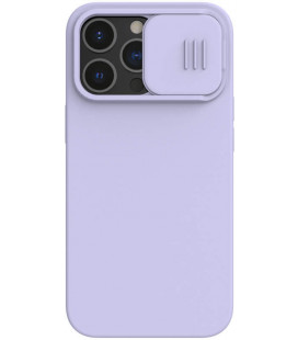Purpurinis dėklas Apple iPhone 13 Pro telefonui "Nillkin CamShield Silky Magnetic Silicone"