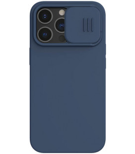 Mėlynas dėklas Apple iPhone 13 Pro telefonui "Nillkin CamShield Silky Silicone"