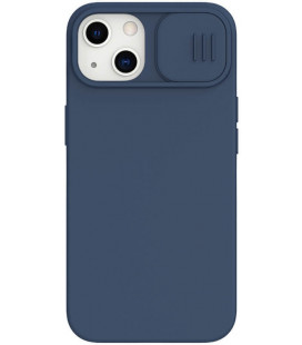 Mėlynas dėklas Apple iPhone 13 telefonui "Nillkin CamShield Silky Silicone"