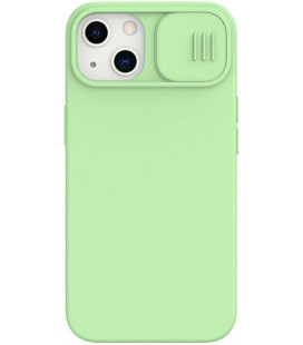 Žalias dėklas Apple iPhone 13 telefonui "Nillkin CamShield Silky Silicone"