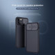 Juodas dėklas Apple iPhone 12 / 12 Pro telefonui "Nillkin CamShield Pro Hard"