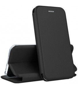 Juodas atverčiamas dėklas Samsung Galaxy M11 / A11 telefonui "Book Elegance"