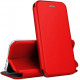 Raudonas atverčiamas dėklas Samsung Galaxy S21 FE telefonui "Book Elegance"