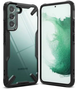 Juodas dėklas Samsung Galaxy S22 telefonui "Ringke Fusion X"