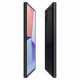 Juodas dėklas Samsung Galaxy S22 Ultra telefonui "Spigen Thin Fit"