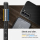 Juodas dėklas Samsung Galaxy S22 Plus telefonui "Spigen Liquid Air"