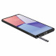 Juodas dėklas Samsung Galaxy S22 Ultra telefonui "Spigen Liquid Air"