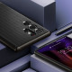 Pilkas dėklas Samsung Galaxy S22 Ultra telefonui "Spigen Neo Hybrid"