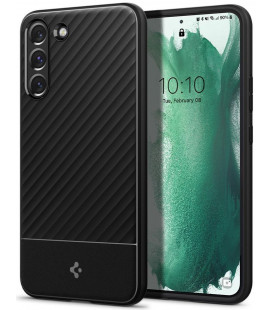 Juodas dėklas Samsung Galaxy S22 Plus telefonui "Spigen Core Armor"