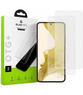Apsauginis grūdintas stiklas Samsung Galaxy S22 Plus telefonui "Glastify OTG+ 2-Pack"