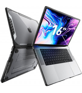 Juodas dėklas Apple MacBook Pro 16 2021-2022 kompiuteriui "Supcase Unicorn Beetle Pro"