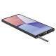 Juodas (Frost) dėklas Samsung Galaxy S22 Ultra telefonui "Spigen Ultra Hybrid"