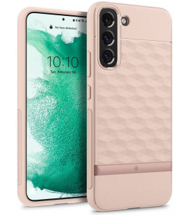 Rožinis dėklas Samsung Galaxy S22 Plus telefonui "Caseology Parallax"