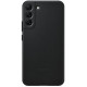 Originalus juodas dėklas "Leather Cover" Samsung Galaxy S22 Plus telefonui "EF-VS906LBE"