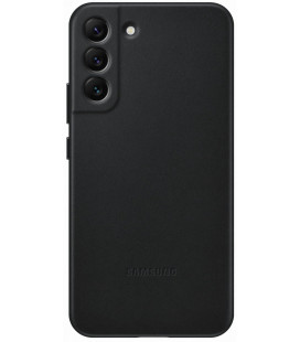 Originalus juodas dėklas "Leather Cover" Samsung Galaxy S22 Plus telefonui "EF-VS906LBE"