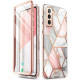 Dėklas su marmuro efektu Samsung Galaxy S22 telefonui "Supcase Cosmo"