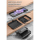 Juodas dėklas Samsung Galaxy Z Flip 3 telefonui "Supcase Unicorn Beetle Pro"
