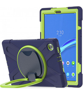 Mėlynas/žalias dėklas Lenovo Tab M10 Plus 10.3 TB-X606 planšetei "Tech-Protect X-Armor"