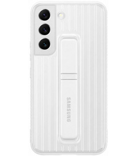 Originalus baltas dėklas "Protective Standing" Samsung Galaxy S22 telefonui "EF-RS901CWE"