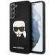 Juodas dėklas Samsung Galaxy S22 Plus telefonui "Karl Lagerfeld PU Saffiano Karl Head Case"
