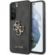Pilkas dėklas Samsung Galaxy S22 telefonui "Guess PU 4G Metal Logo Case"
